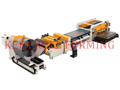 SS HR CR GI simple cheap economic uncoiling cut to length line machine device equipment