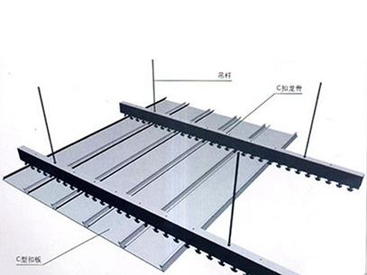 factory price u c track stud metal ceiling light steel roof gutter profile roll keel forming machine