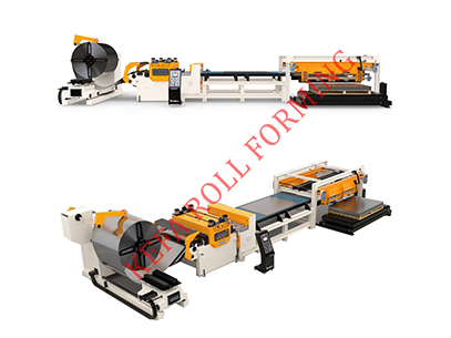 SS HR CR GI simple cheap economic uncoiling cut to length line machine device equipment