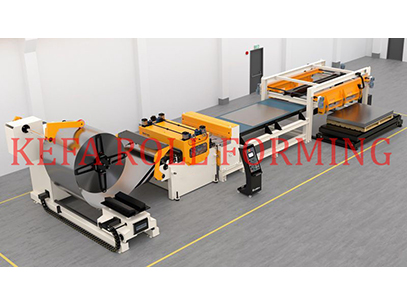 SS HR CR GI simple cheap economic uncoiling cut to length line machine device equipment